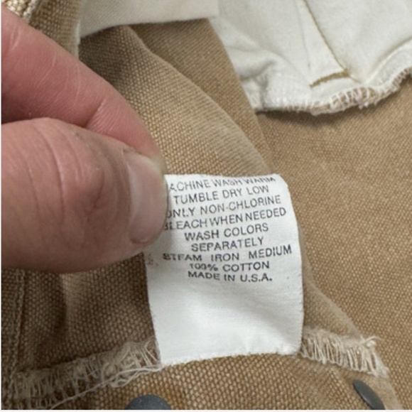 Vintage RRL Ralph Lauren 34x32 Thick Cotton Twill Brown Relaxed Cargo Pants - Picture 8 of 15